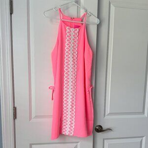 Lilly Pulitzer Pearl Romper in Lillys Coral Size 10